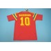 Colombia 1990 World Cup Away Red Soccer Jersey